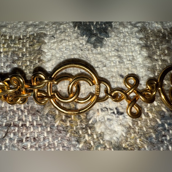 RARE Chanel Gold CC Link Belt Vintage - Picture 8 of 13